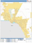 El Paso Digital Map Basic Style